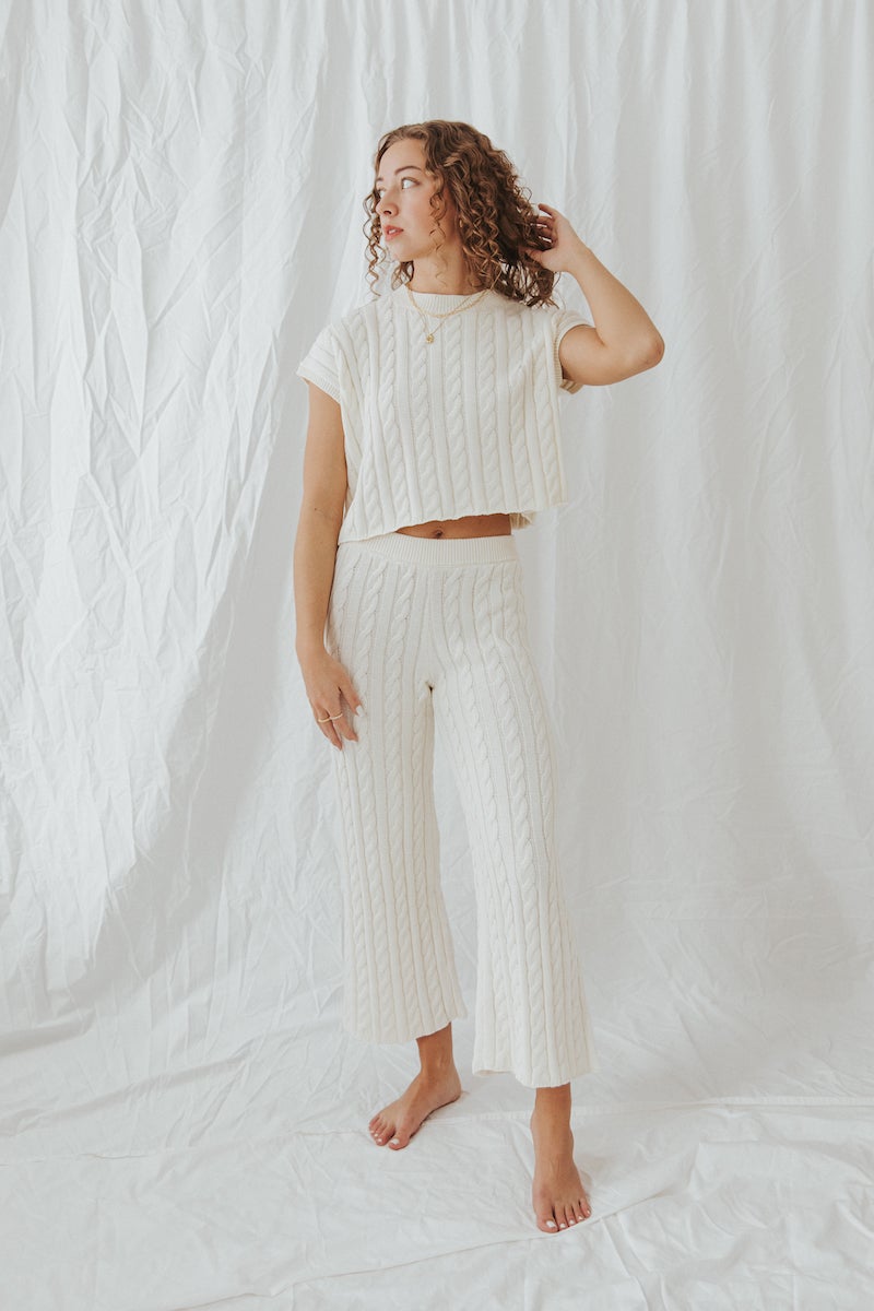 Tabrik ベージュ gather pants Denim + Bottoms | Grace + Gather