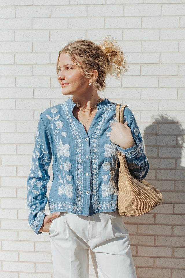 〈GOOD GRIEF!〉SHEER GATHER COTTON SHIRT Tops – Good Grief Yarn & Provisions