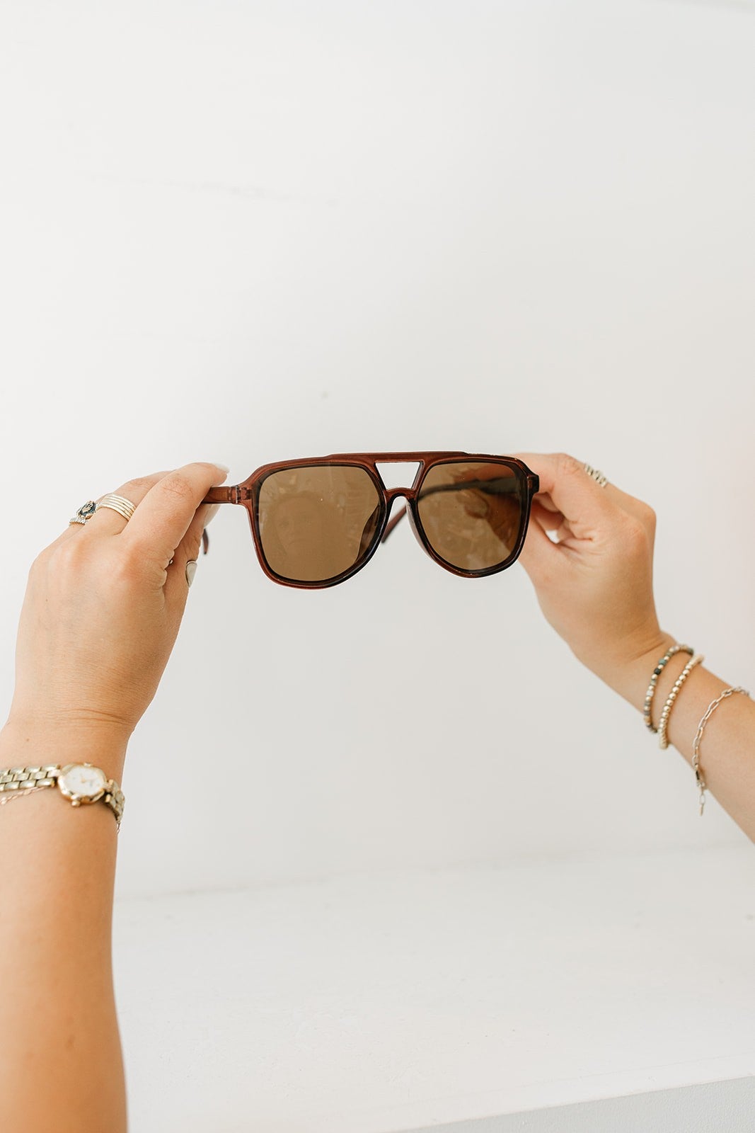 Leon Maroon Sunglasses | Grace+Gather